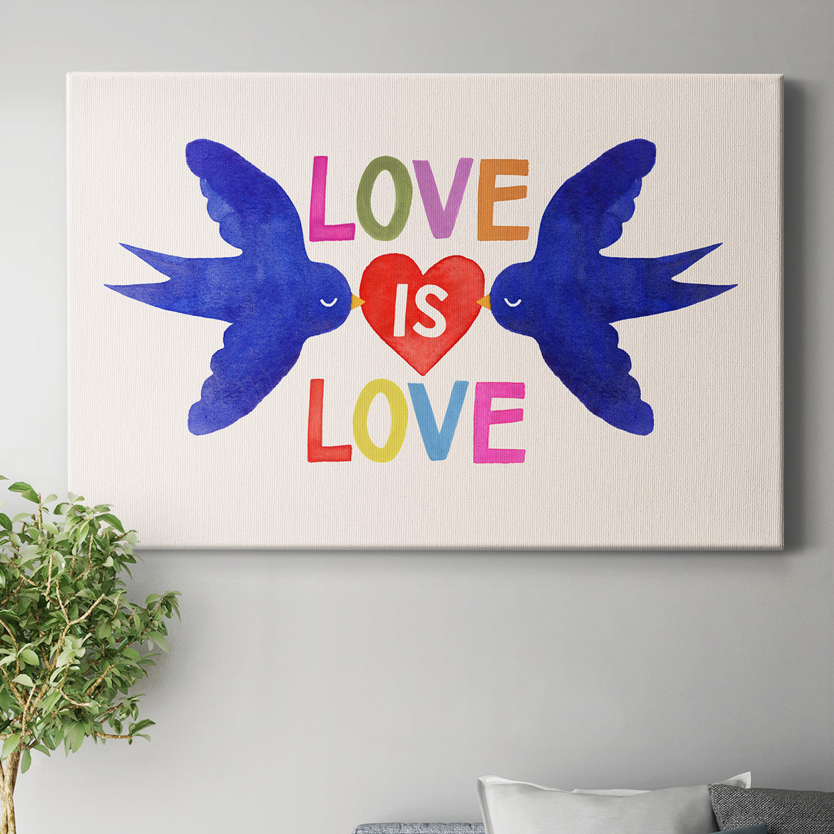 Love Loudly Collection A Premium Gallery Wrapped Canvas - Ready to Hang