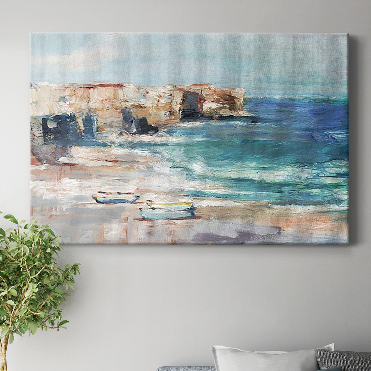 Sea Cliff Study I Premium Gallery Wrapped Canvas - Ready to Hang