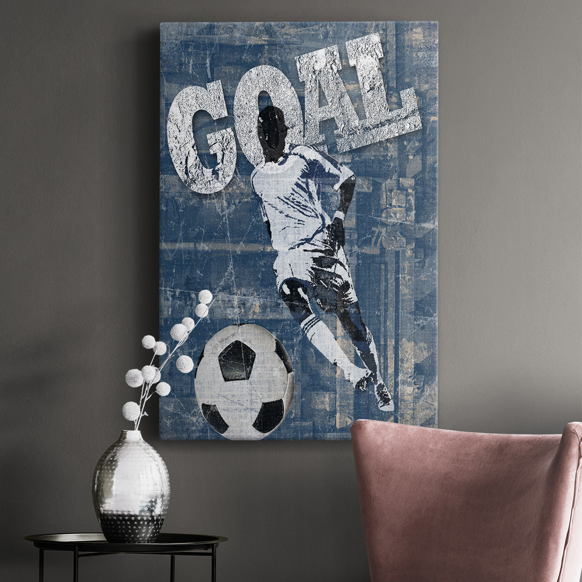 Goal Scorer Premium Gallery Wrapped Canvas - Ready to Hang