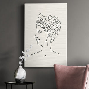 Greek Busts III Premium Gallery Wrapped Canvas - Ready to Hang
