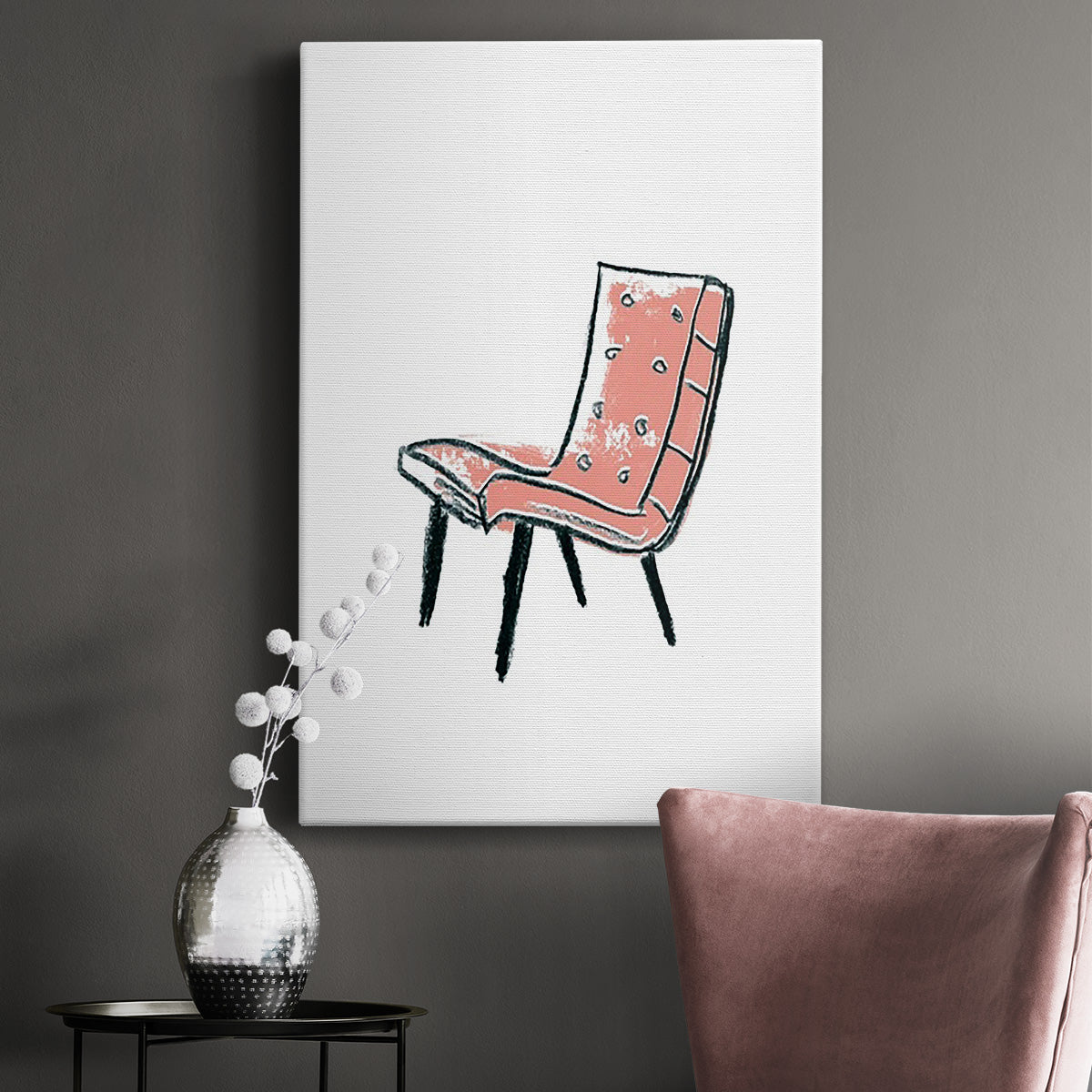Take a Seat IX Premium Gallery Wrapped Canvas - Ready to Hang