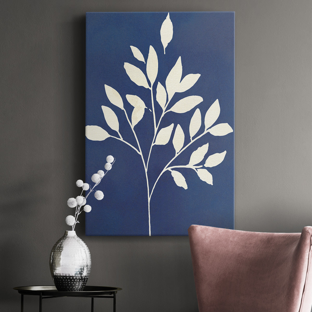 Night Sky Silhouette I Premium Gallery Wrapped Canvas - Ready to Hang