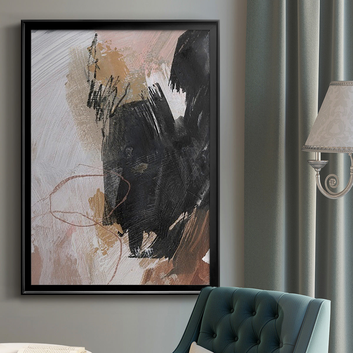 Unbleached Neutrals III Premium Framed Print - Ready to Hang