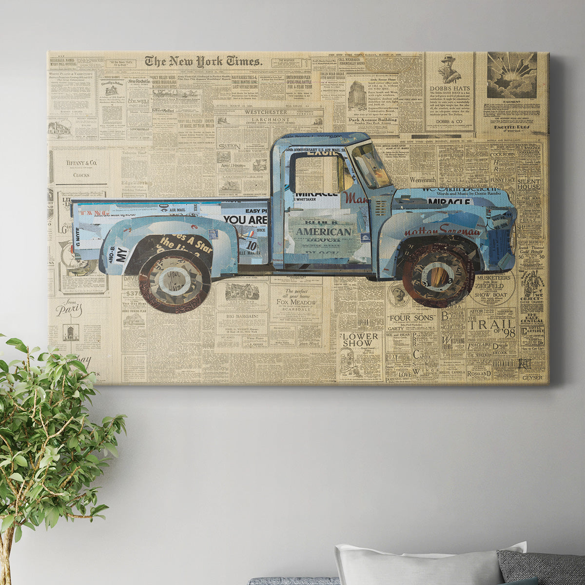 George’s ’53 Ford Premium Gallery Wrapped Canvas - Ready to Hang