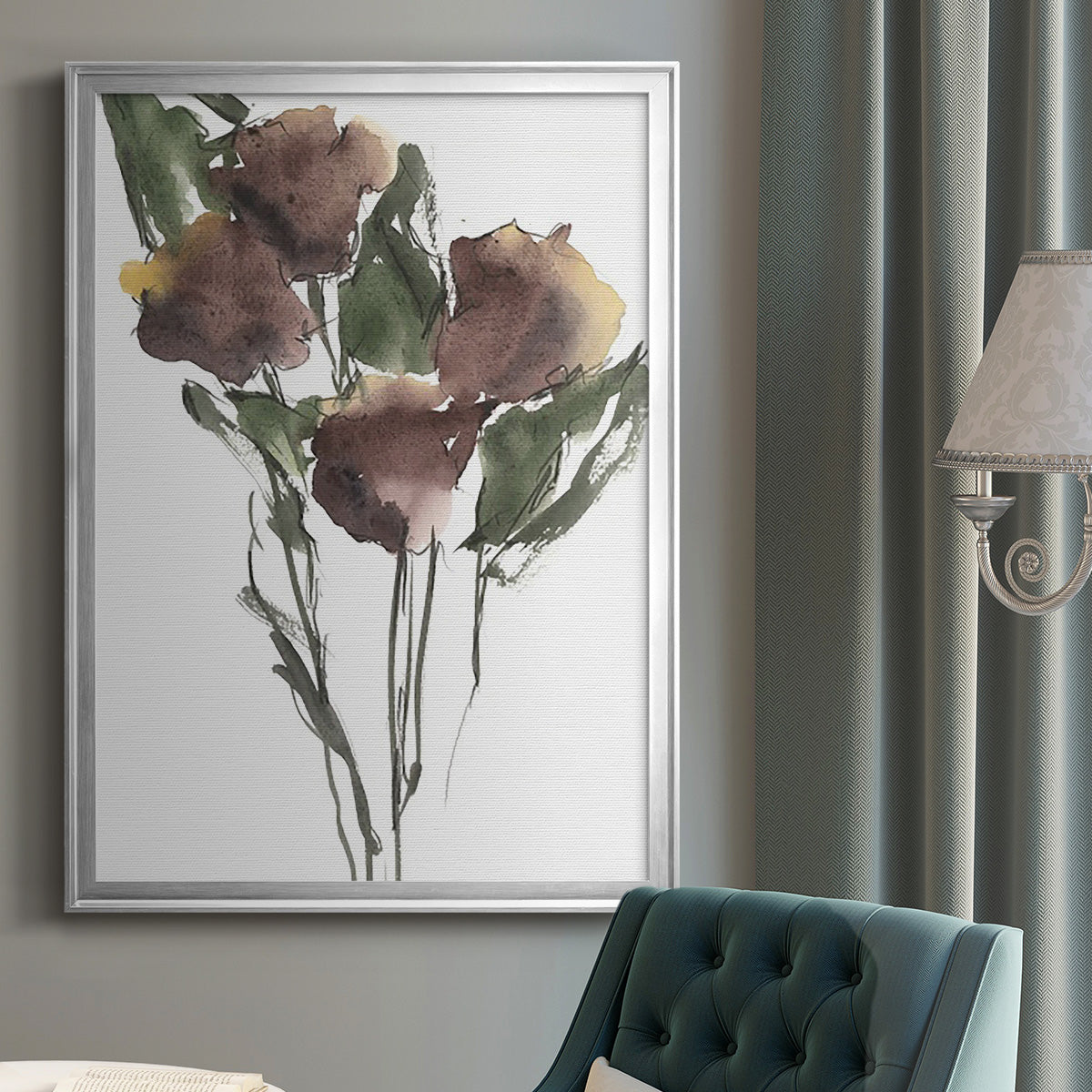 Growing Wild I Premium Framed Print - Ready to Hang