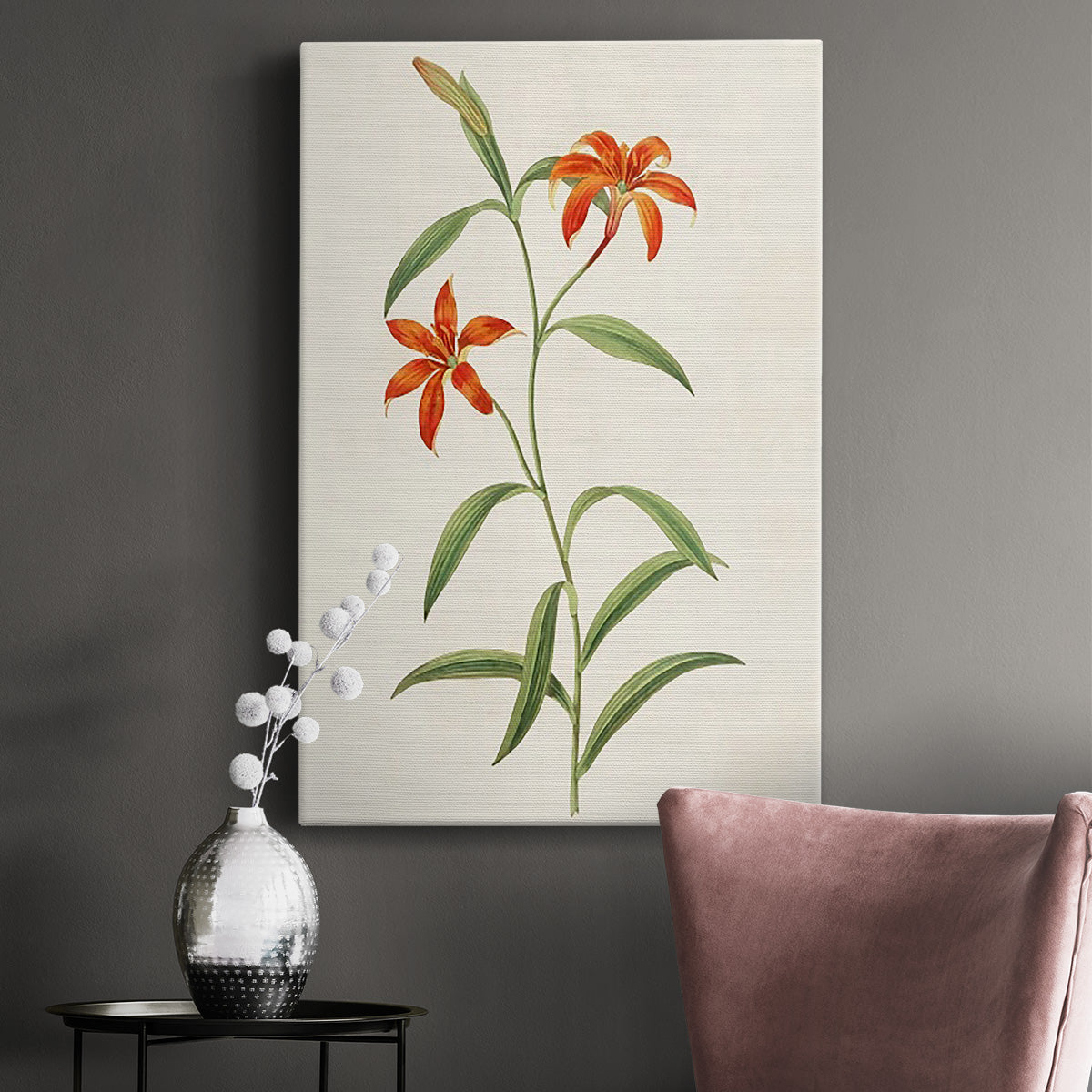 Flowers of the Seasons III Premium Gallery Wrapped Canvas - Ready to Hang