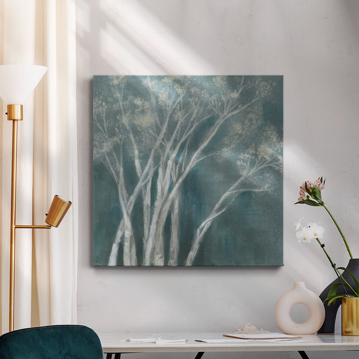 Ethereal Birches II-Premium Gallery Wrapped Canvas - Ready to Hang