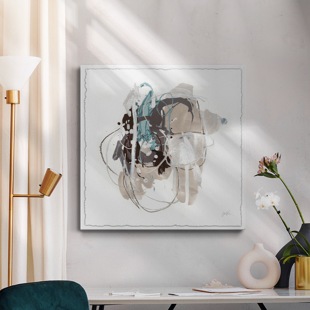 Tranquil Marks IV-Premium Gallery Wrapped Canvas - Ready to Hang