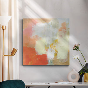 Yellow and Blush IV-Premium Gallery Wrapped Canvas - Ready to Hang