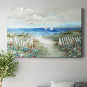 Coastal Garden Premium Gallery Wrapped Canvas - Ready to Hang