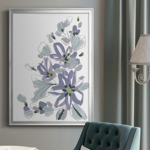 Periwinkle Patch IV Premium Framed Print - Ready to Hang