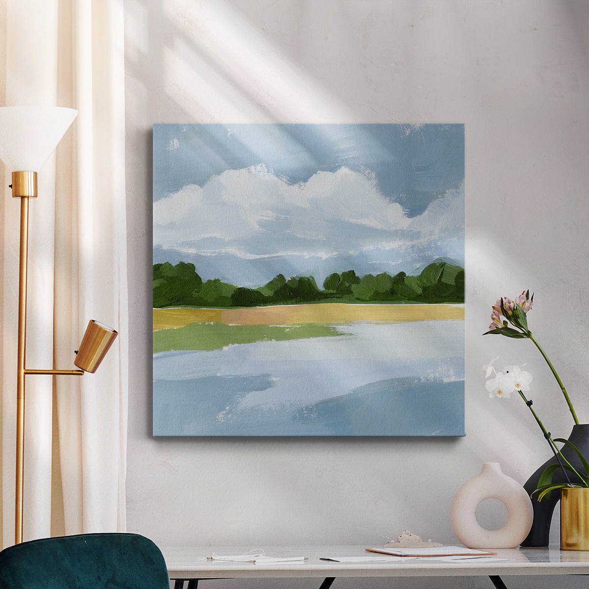 Lakeside Study IV-Premium Gallery Wrapped Canvas - Ready to Hang