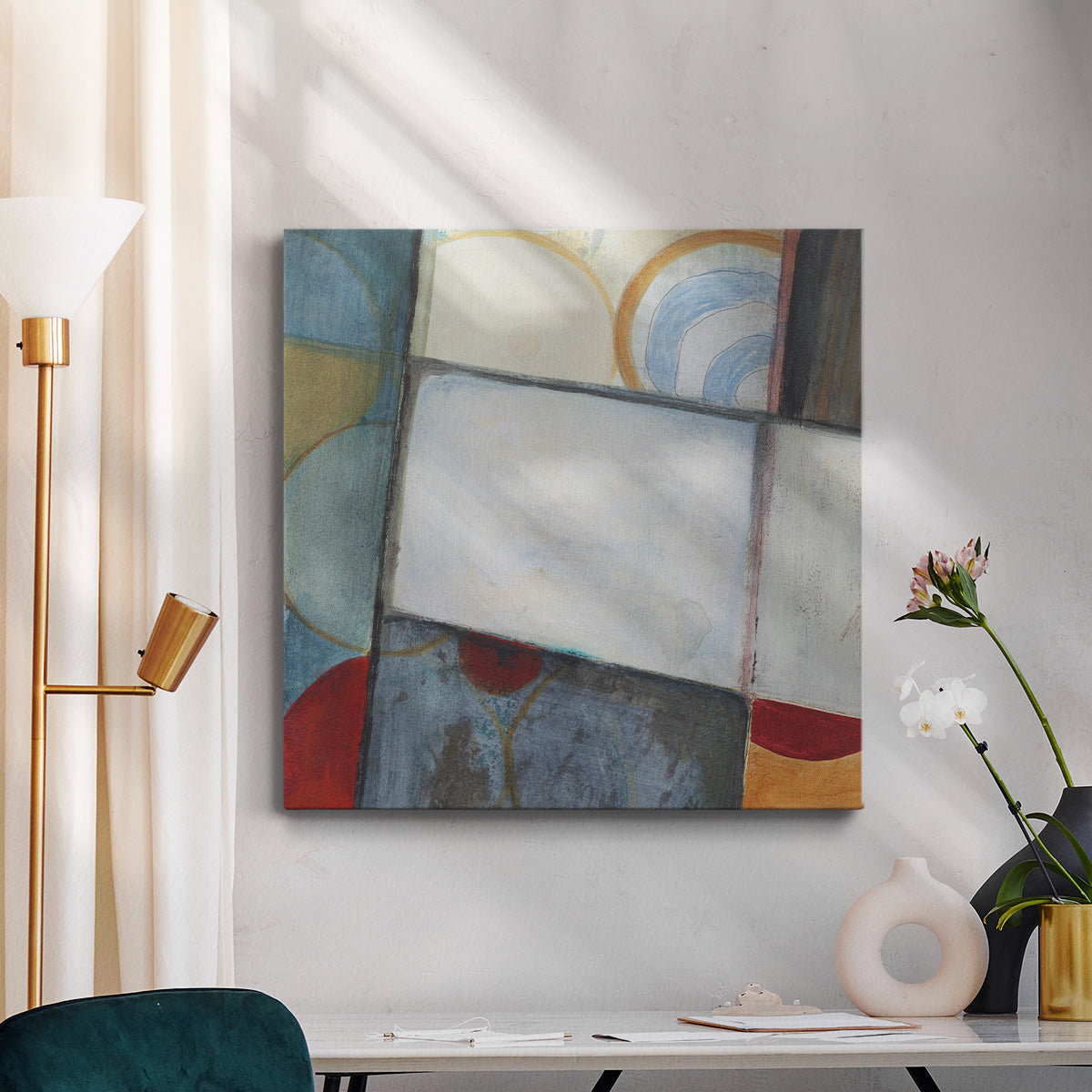 Seven Circles III-Premium Gallery Wrapped Canvas - Ready to Hang