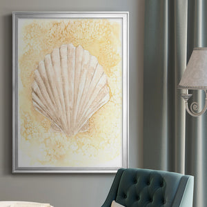 Salty Seashell II Premium Framed Print - Ready to Hang