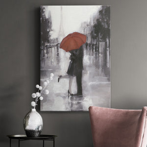 Caught in the Rain Premium Gallery Wrapped Canvas - Ready to Hang