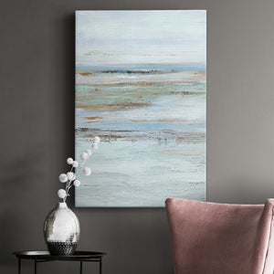 Muted Misty Marsh I Premium Gallery Wrapped Canvas - Ready to Hang
