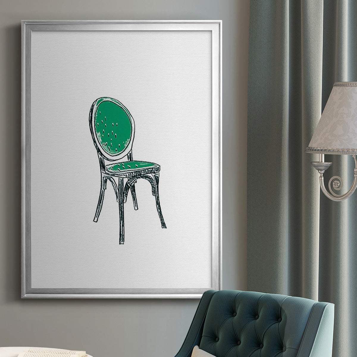 Take a Seat VIII Premium Framed Print - Ready to Hang