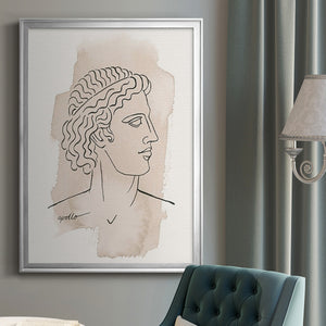 Greek Busts IV Premium Framed Print - Ready to Hang