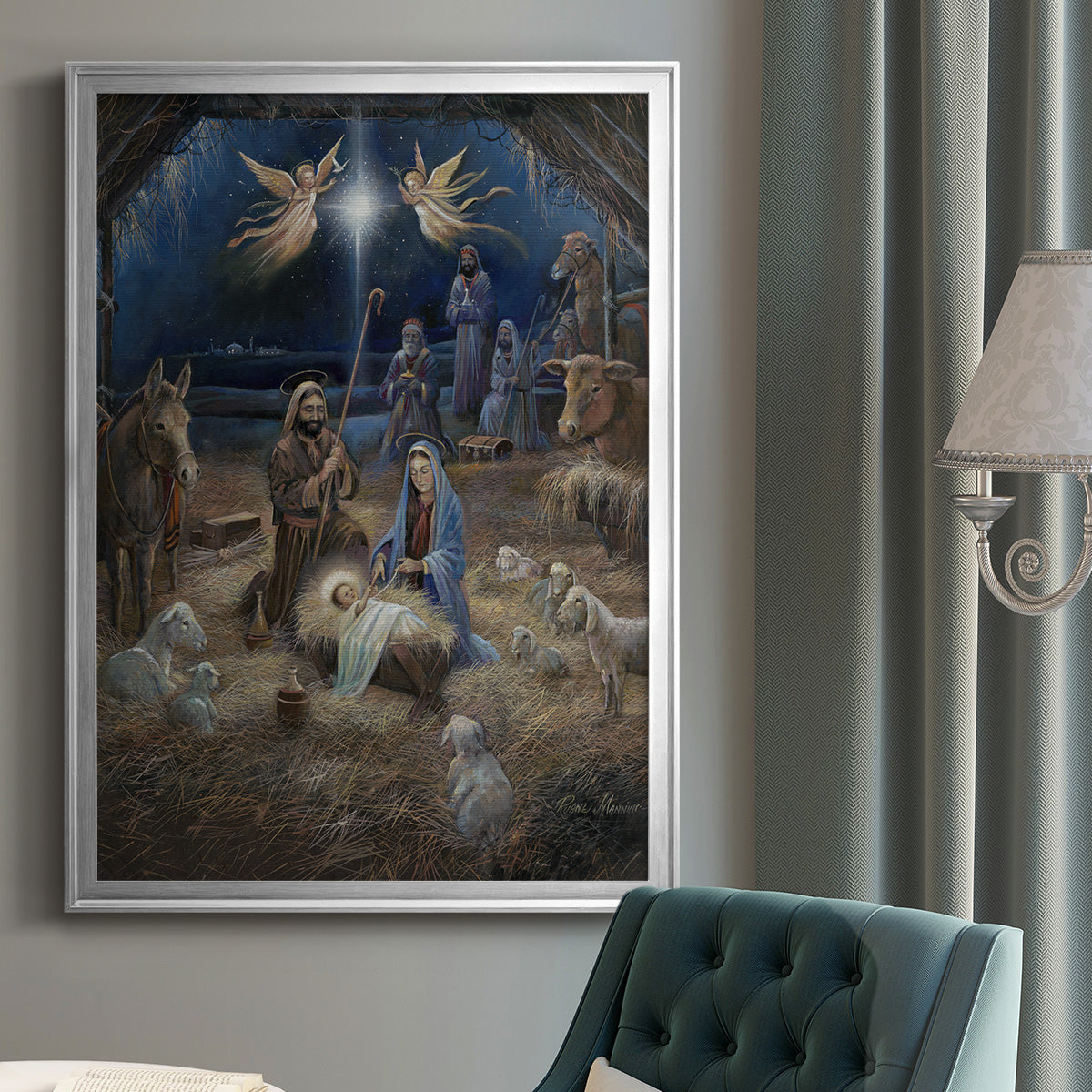 Silent Night Premium Framed Print - Ready to Hang