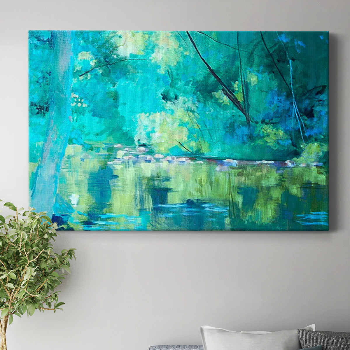 Housatonic River Premium Gallery Wrapped Canvas - Ready to Hang