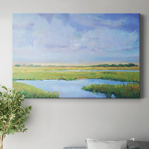 Summer Marsh I Premium Gallery Wrapped Canvas - Ready to Hang