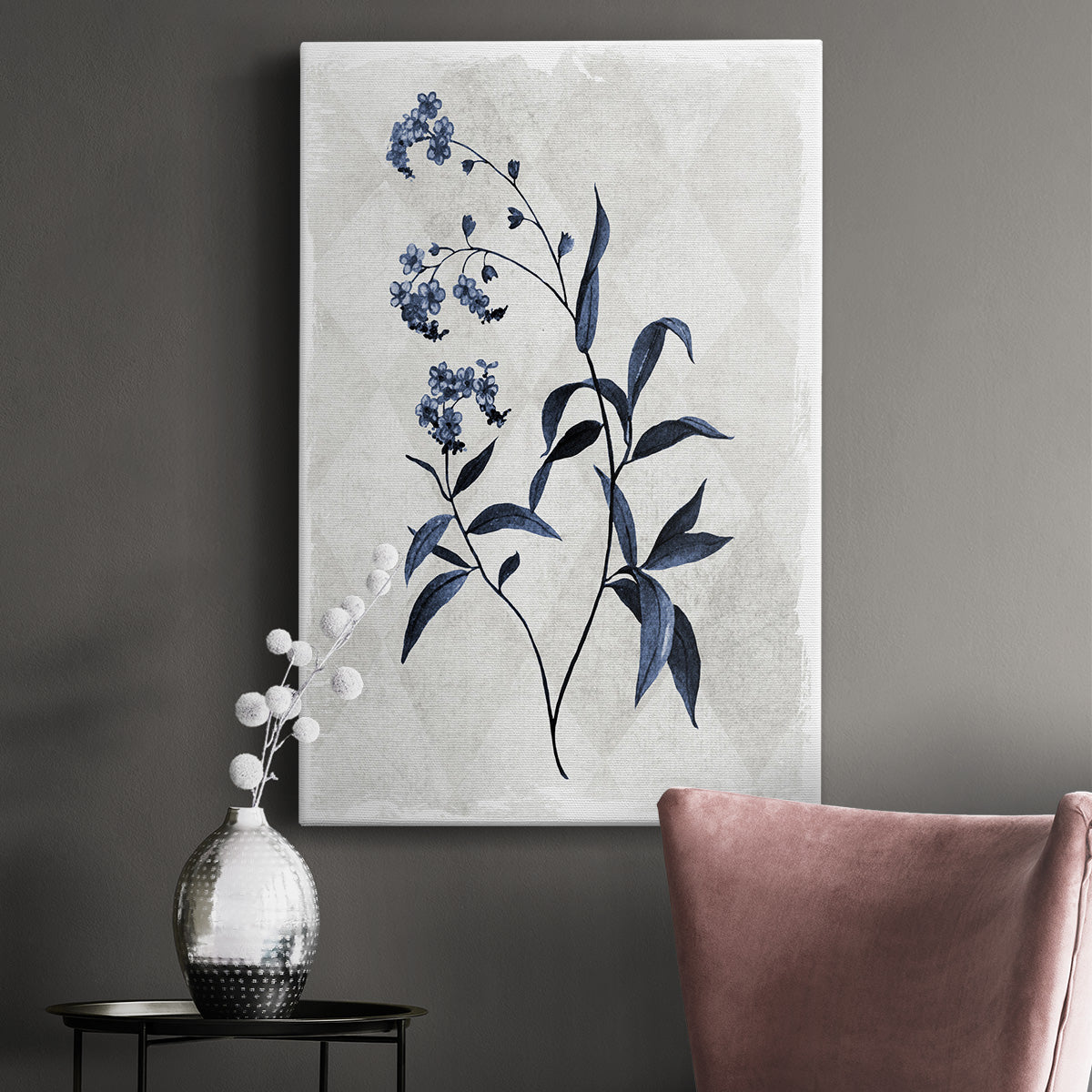 Harlequin Botanical I Premium Gallery Wrapped Canvas - Ready to Hang