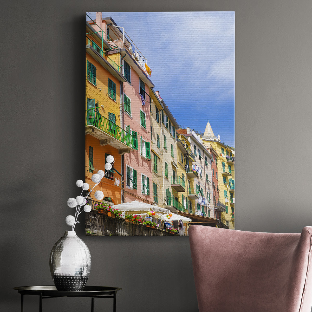 Cinque Terre Premium Gallery Wrapped Canvas - Ready to Hang