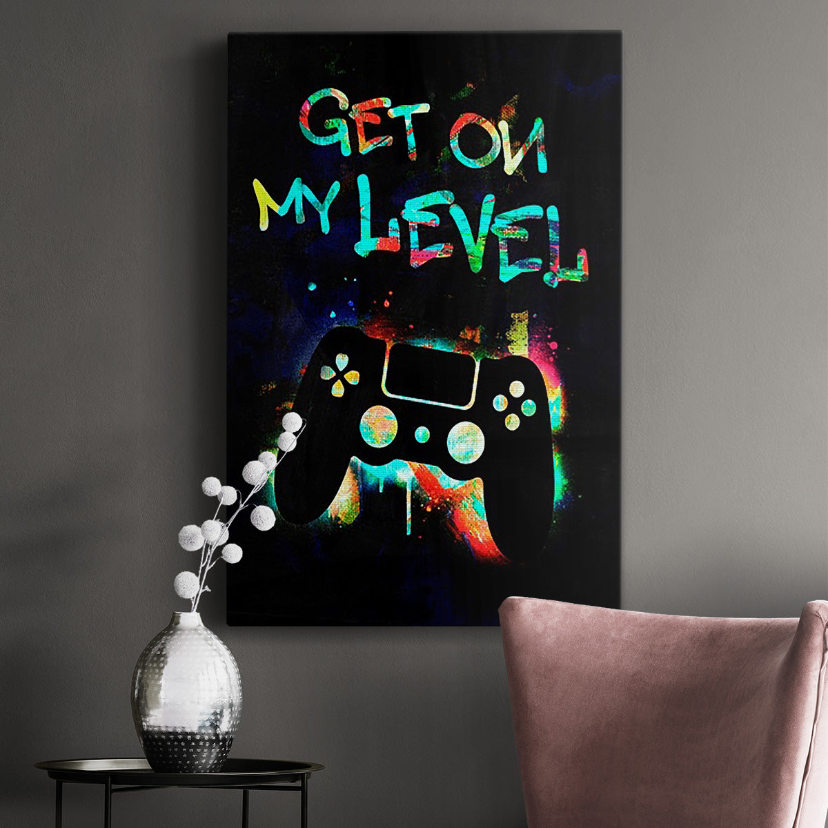 Gamer Tag II Premium Gallery Wrapped Canvas - Ready to Hang