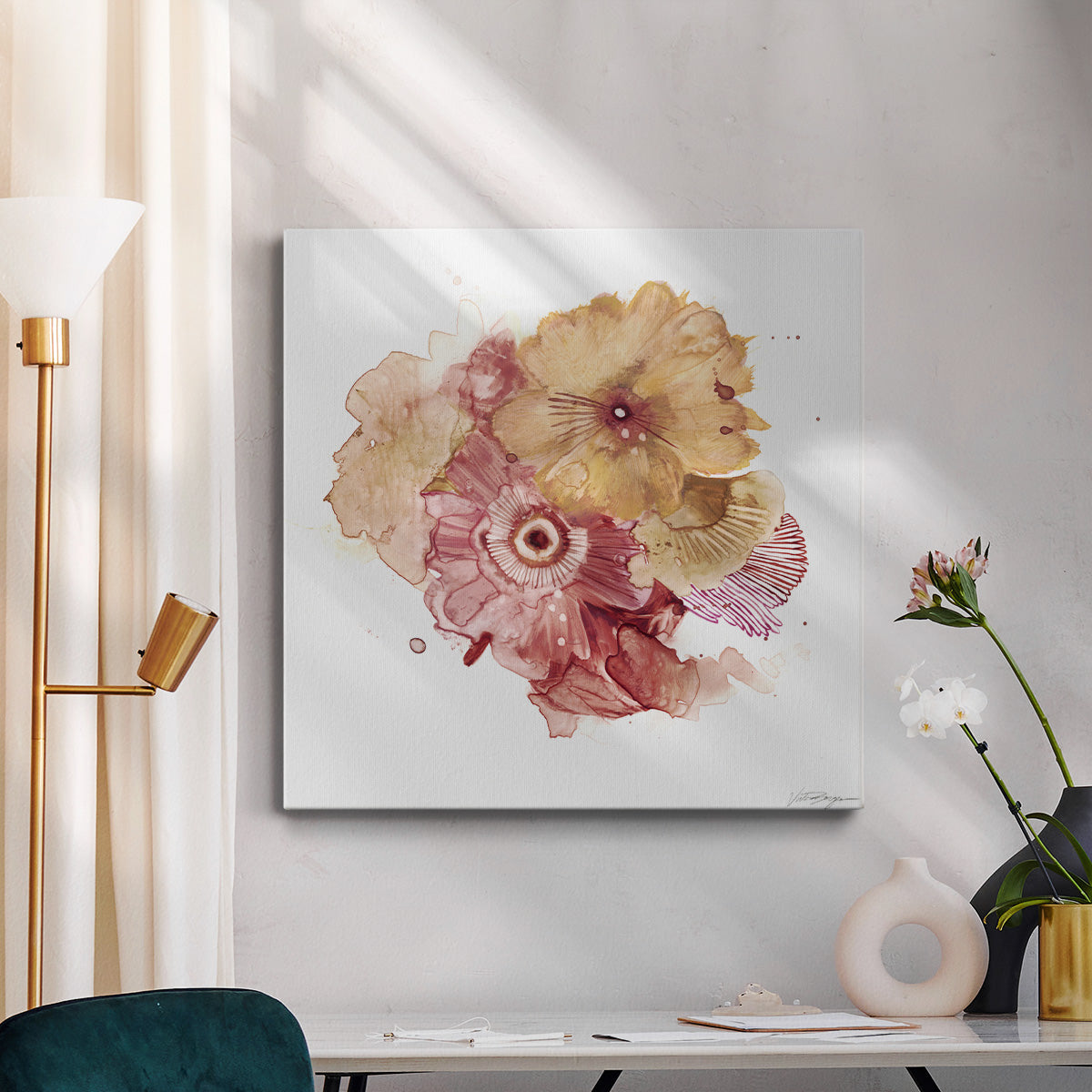 Blossom Burst I-Premium Gallery Wrapped Canvas - Ready to Hang