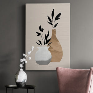 Simple Bud Vases I Premium Gallery Wrapped Canvas - Ready to Hang