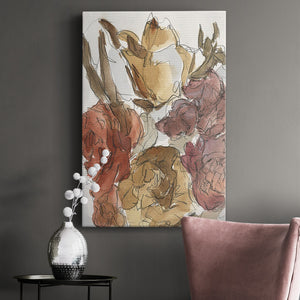 Cropped Floral Arrangement I Premium Gallery Wrapped Canvas - Ready to Hang