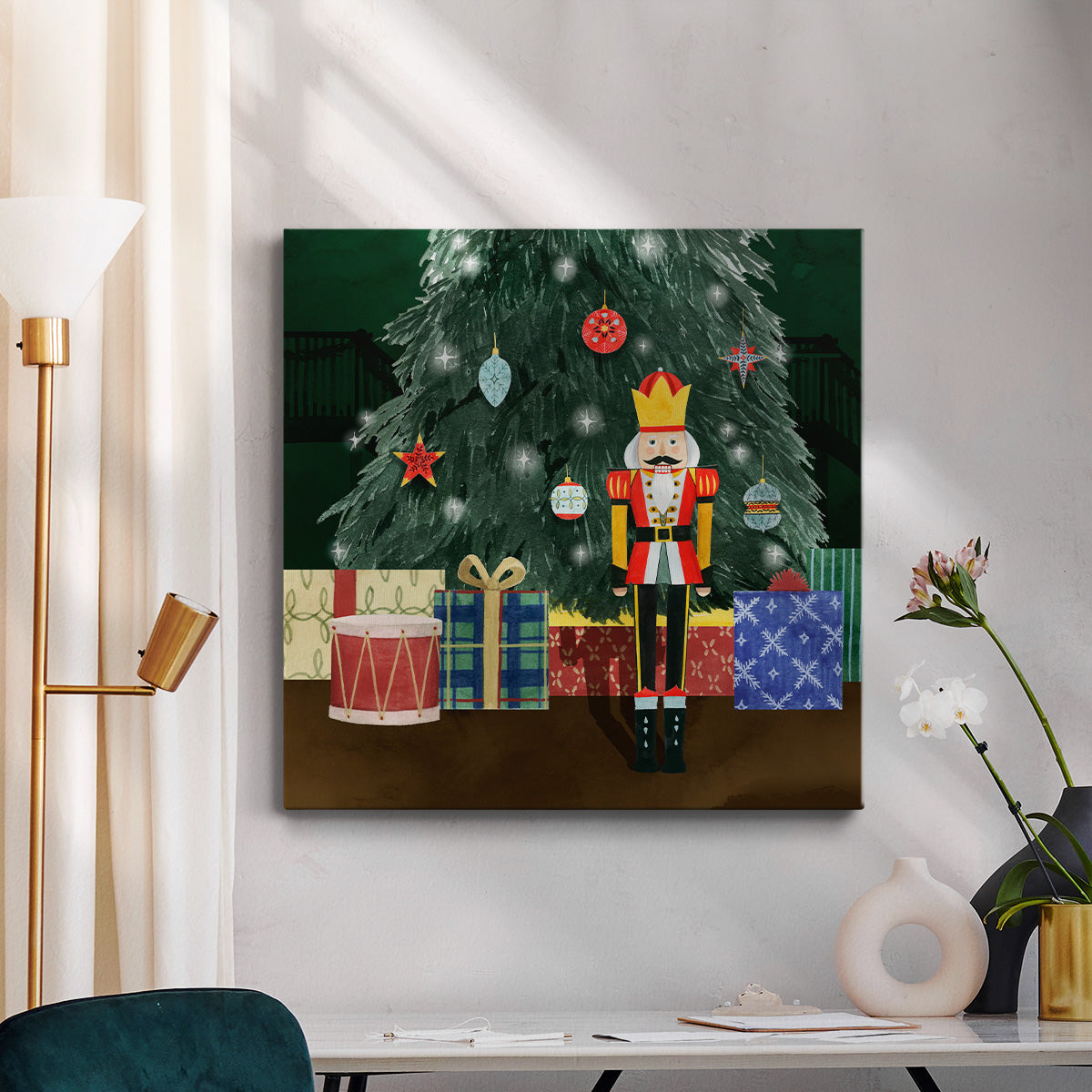 Christmas Nutcracker I-Premium Gallery Wrapped Canvas - Ready to Hang