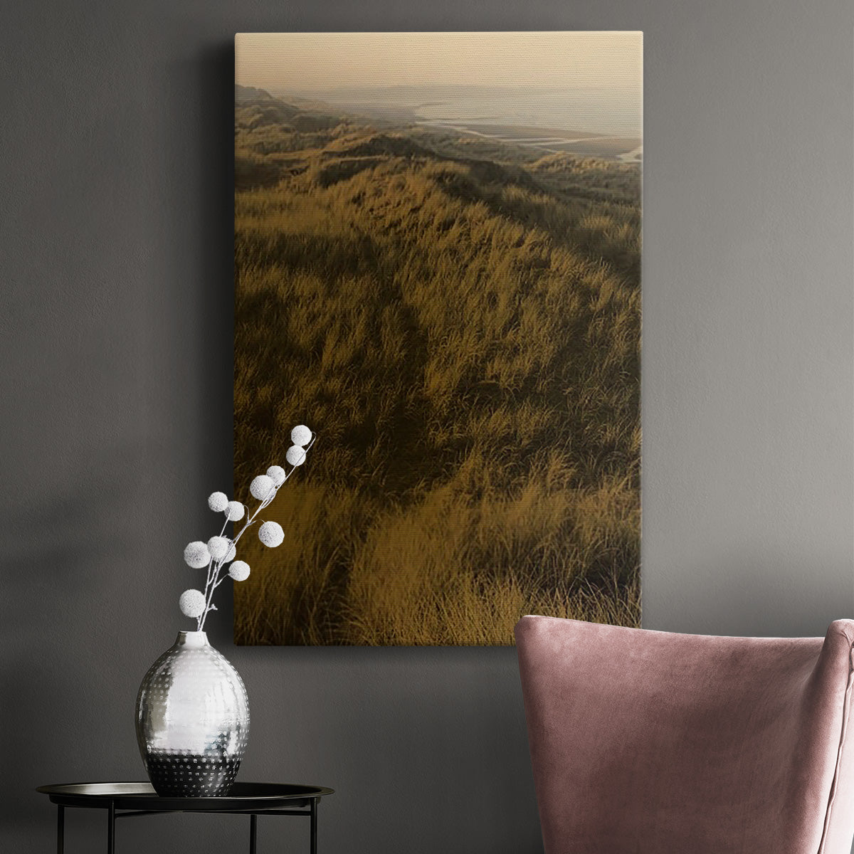 Golden Fog II Premium Gallery Wrapped Canvas - Ready to Hang