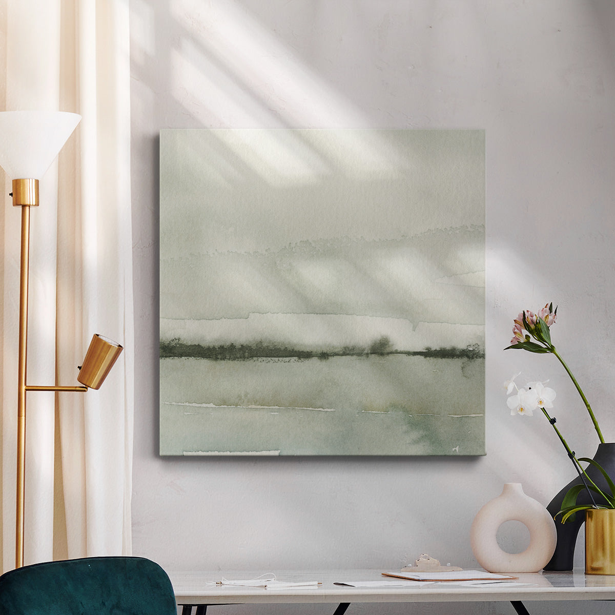 Winter Reflections I-Premium Gallery Wrapped Canvas - Ready to Hang
