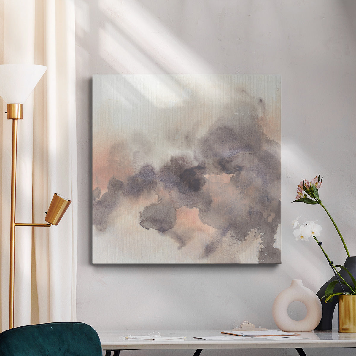 Smoke Surface II-Premium Gallery Wrapped Canvas - Ready to Hang
