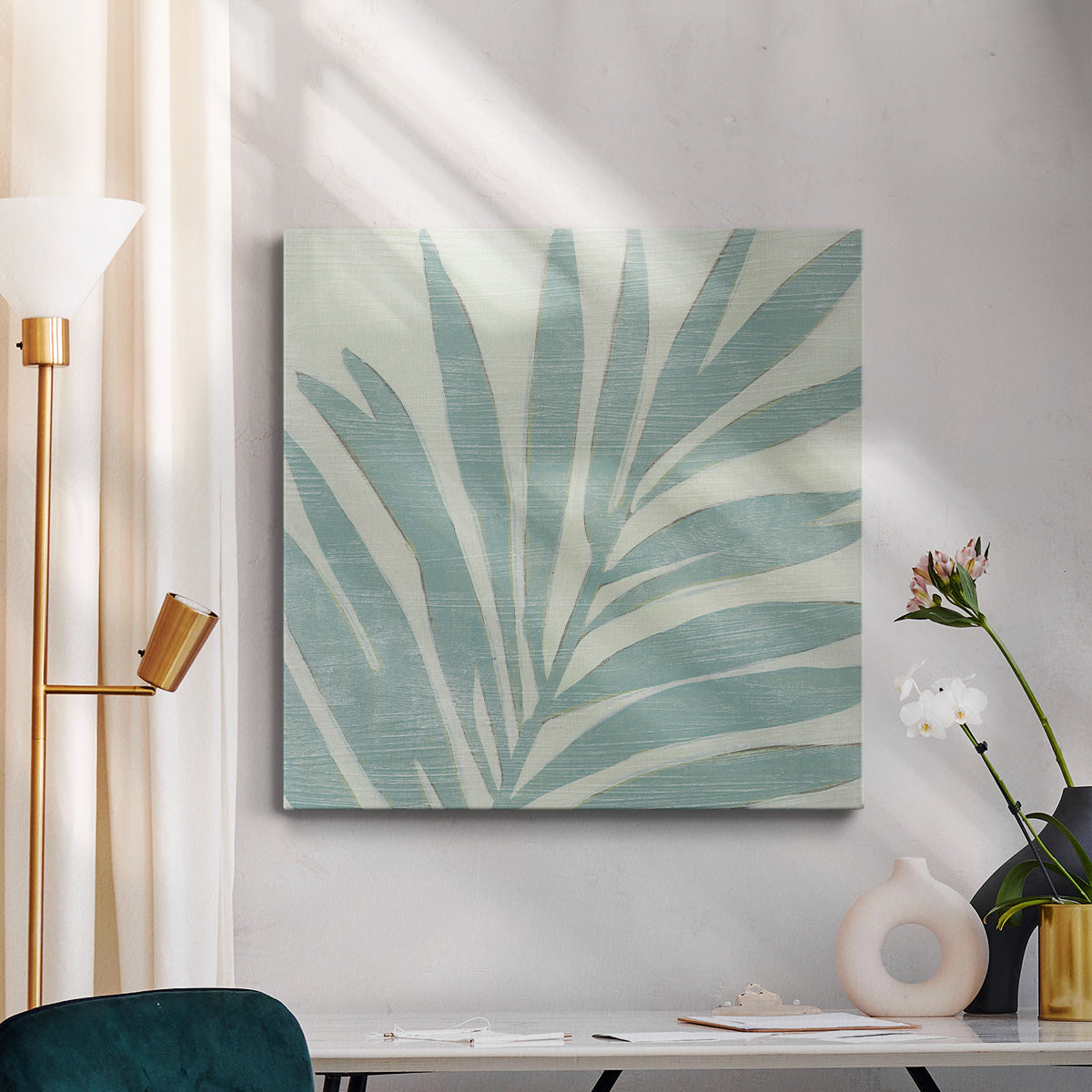 Spa Palms III-Premium Gallery Wrapped Canvas - Ready to Hang