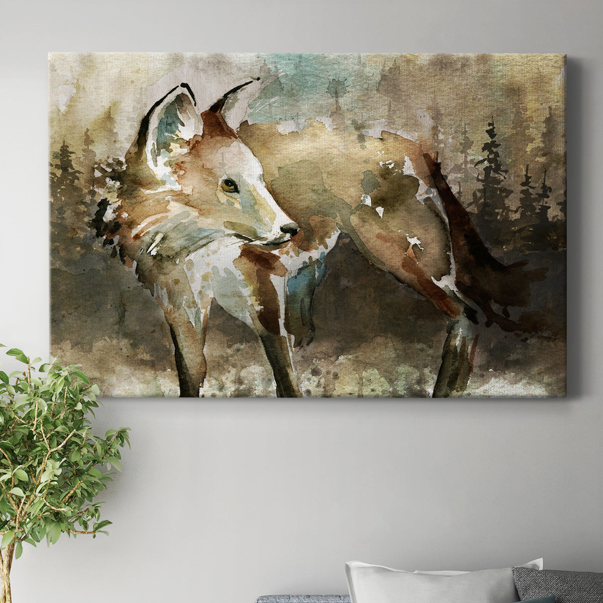 Lodge Twilight I Premium Gallery Wrapped Canvas - Ready to Hang