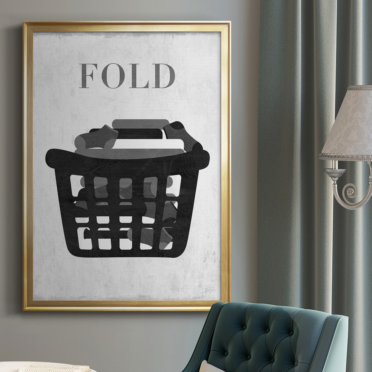 Fold Premium Framed Print - Ready to Hang