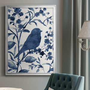 Bluebird Silhouette I Premium Framed Print - Ready to Hang