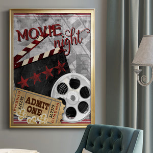 Movie Night II Premium Framed Print - Ready to Hang
