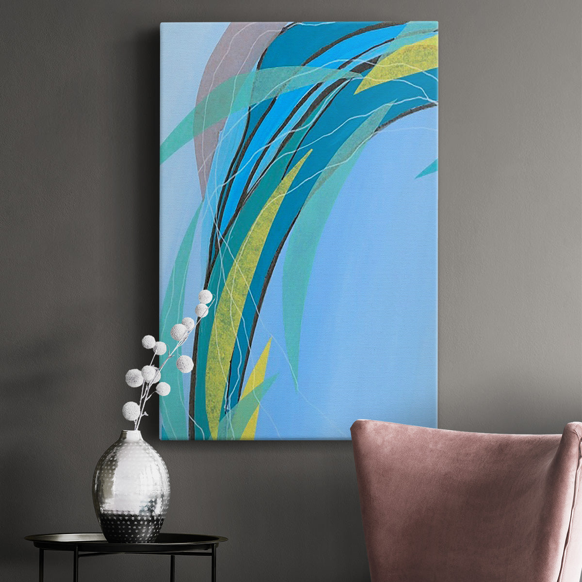 Circulating Flow III Premium Gallery Wrapped Canvas - Ready to Hang