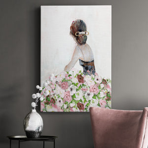 Beautiful Floral Contemplation II Premium Gallery Wrapped Canvas - Ready to Hang
