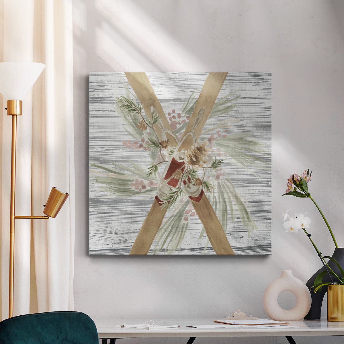 Pinecone Lodge II-Premium Gallery Wrapped Canvas - Ready to Hang