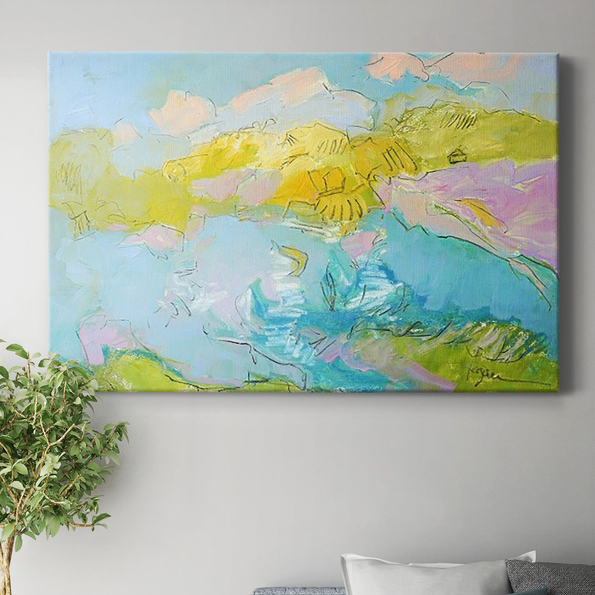 Learning to Fly Premium Gallery Wrapped Canvas - Ready to Hang