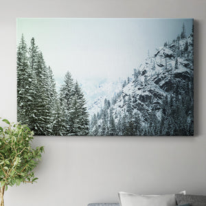 Snowfall in Cascadia II V1 Premium Gallery Wrapped Canvas - Ready to Hang