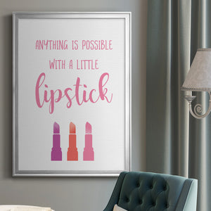 Little Lipstick Premium Framed Print - Ready to Hang
