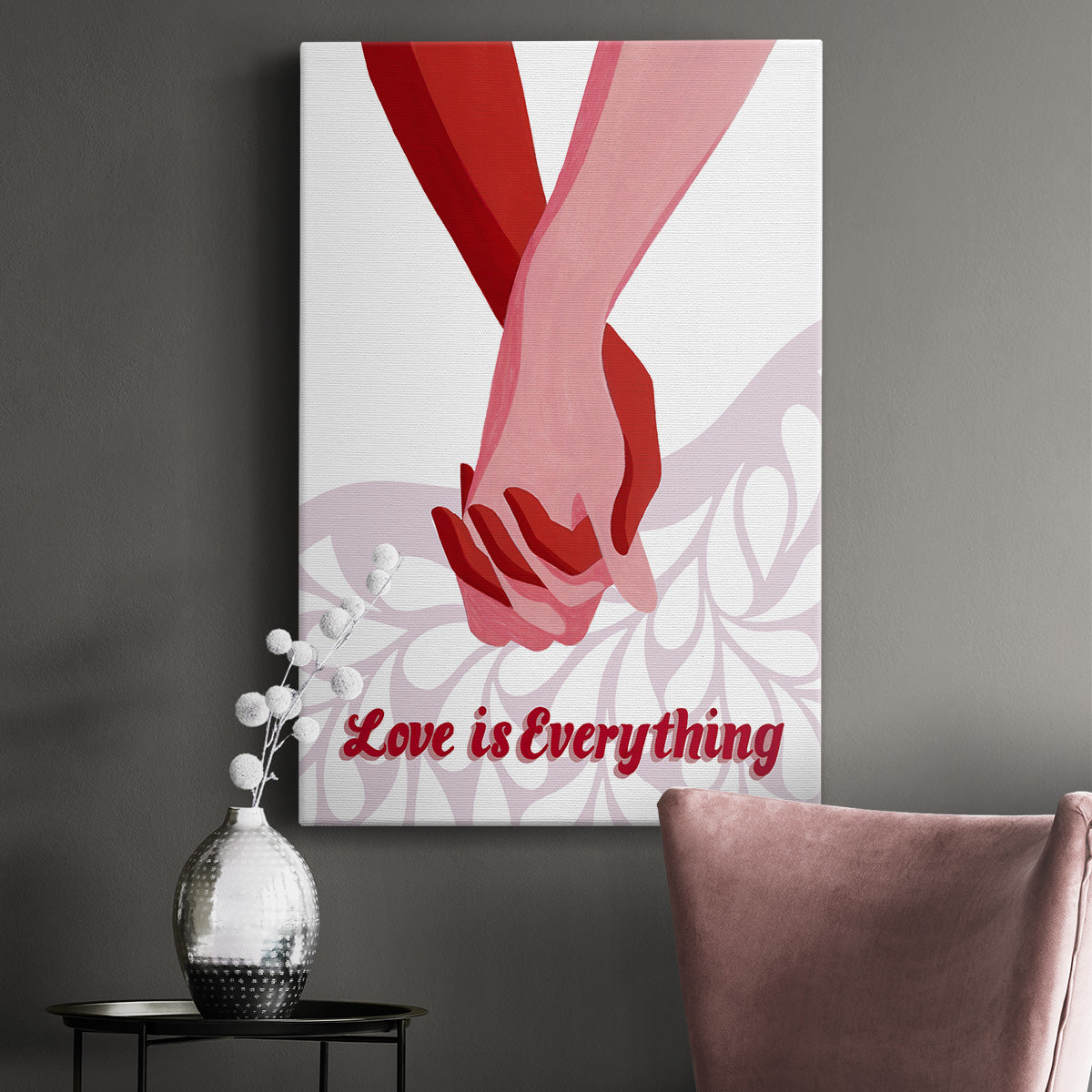 Groovy Love I Premium Gallery Wrapped Canvas - Ready to Hang