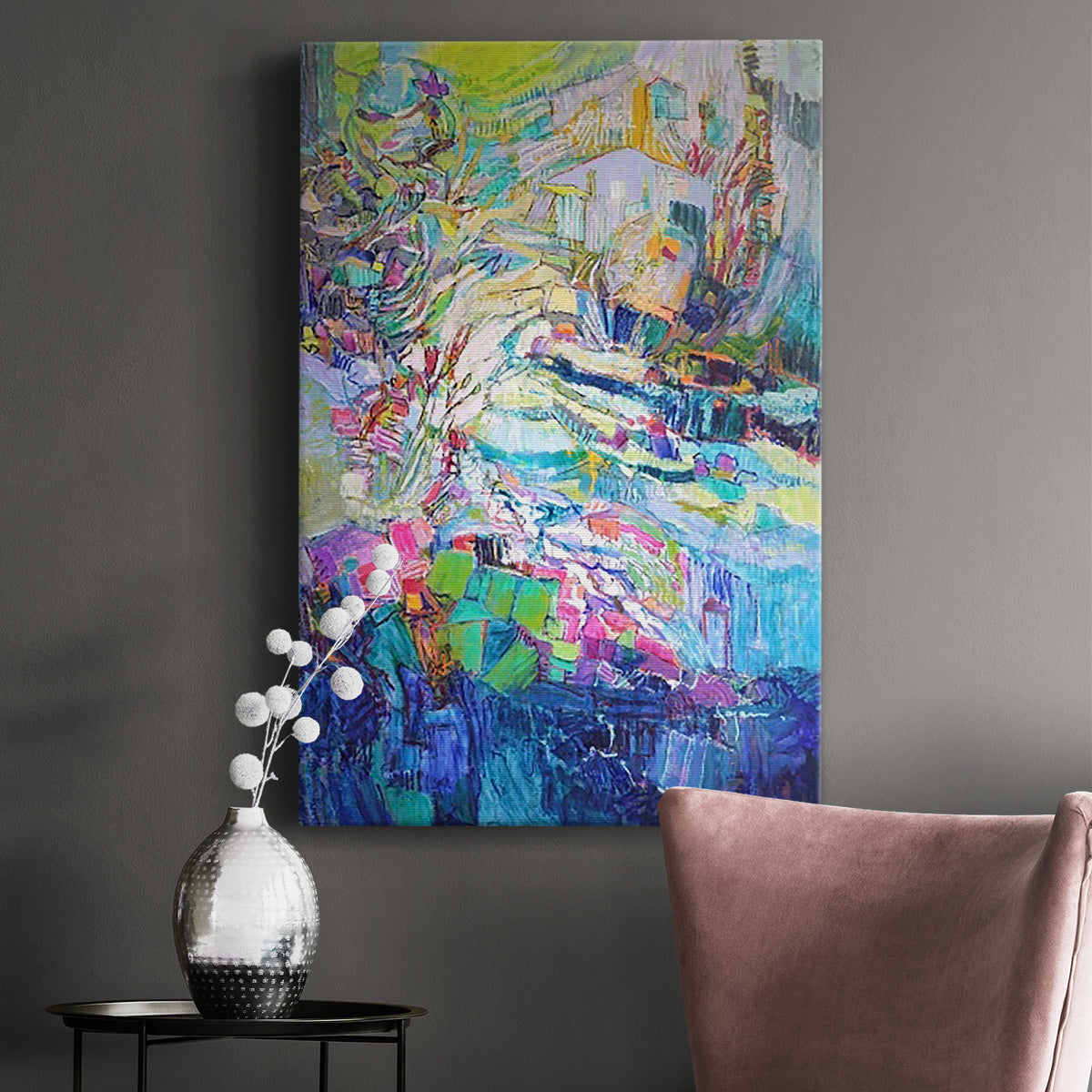 Gathering up the Goddess III Premium Gallery Wrapped Canvas - Ready to Hang