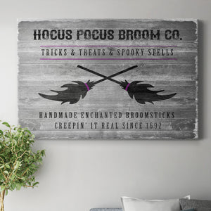 Hocus Pocus Broom Co. Premium Gallery Wrapped Canvas - Ready to Hang