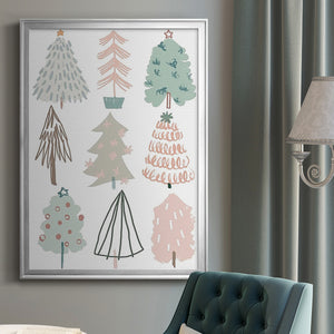 Christmas Tree Sketchbook I Premium Framed Print - Ready to Hang
